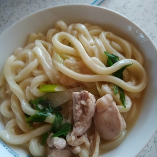 鶏の味噌煮込みうどん